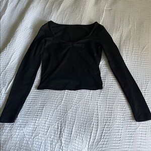 SHEIN Elegant Black Top